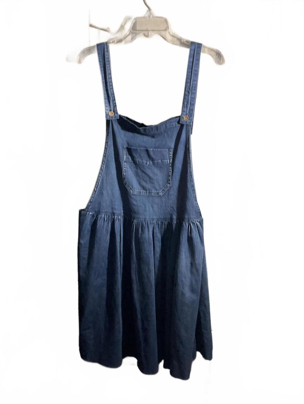 Sam Wong Denim Overall Dress - Casual Cottage Small